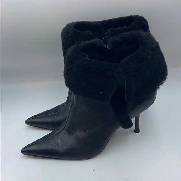 Circa Joan David Designers Ladies Black Leather Booties 8